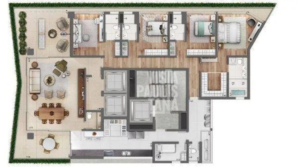 Apartamento, 4 quartos, 269 m² - Foto 3