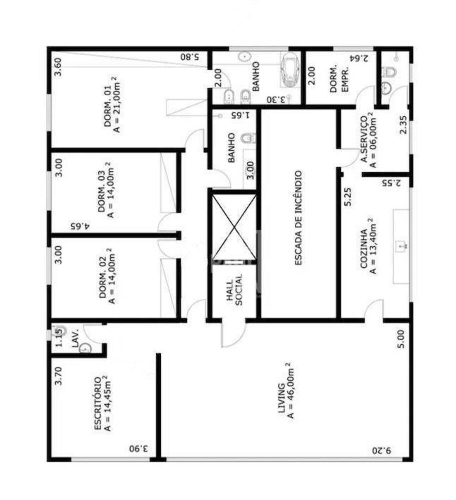 Apartamento, 3 quartos, 189 m² - Foto 15
