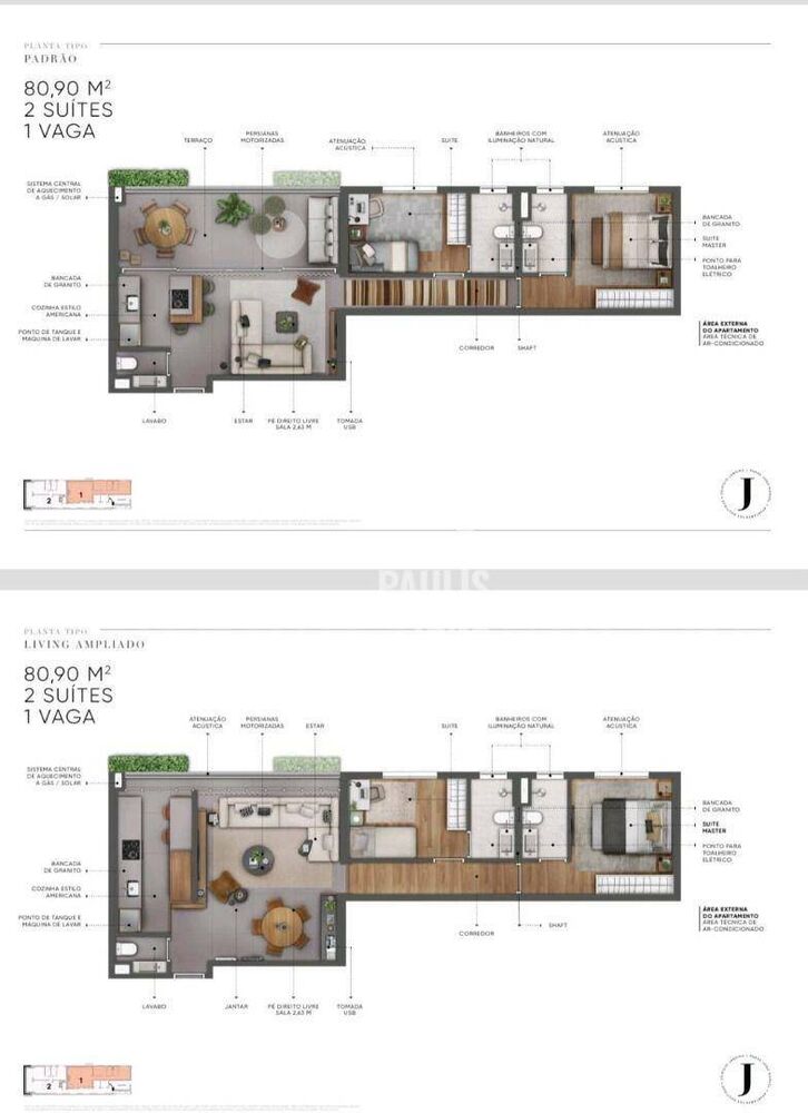 Apartamento, 1 quarto, 54 m² - Foto 12