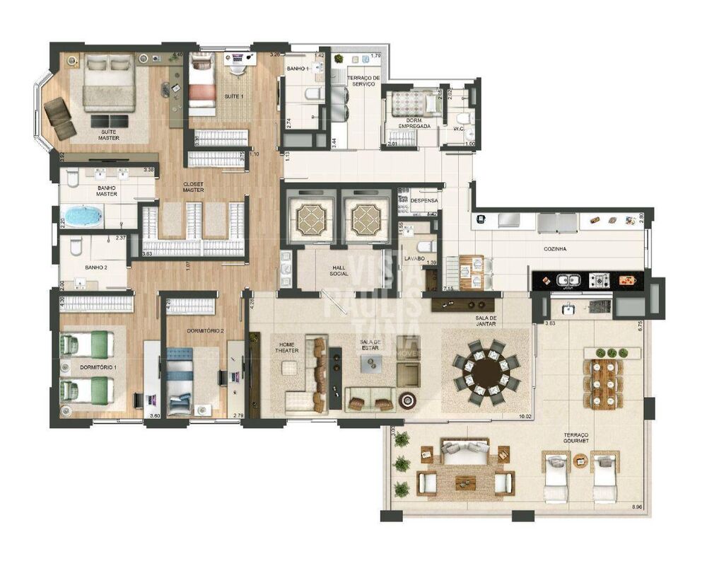 Apartamento, 4 quartos, 274 m² - Foto 6