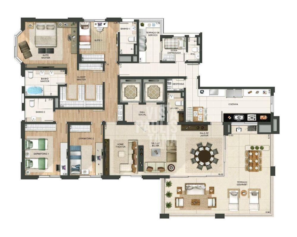 Apartamento, 4 quartos, 274 m² - Foto 15