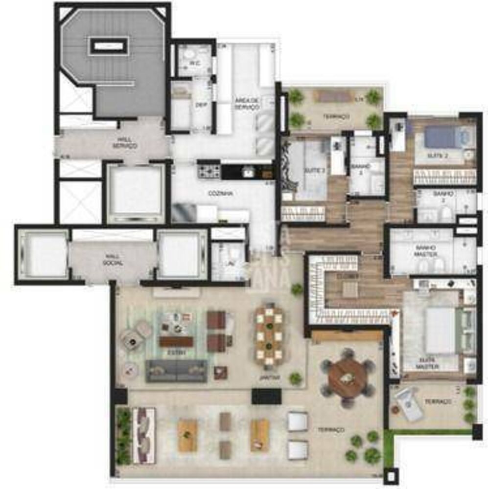 Apartamento, 3 quartos, 208 m² - Foto 22