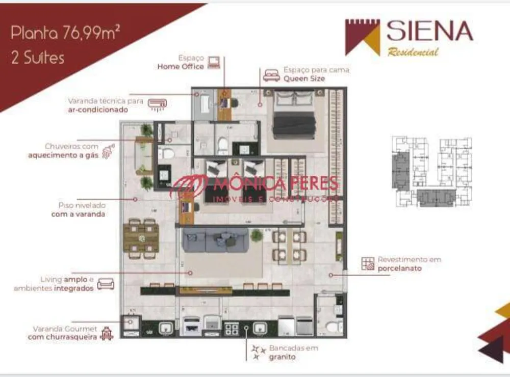 Apartamento, 2 quartos, 76 m² - Foto 4