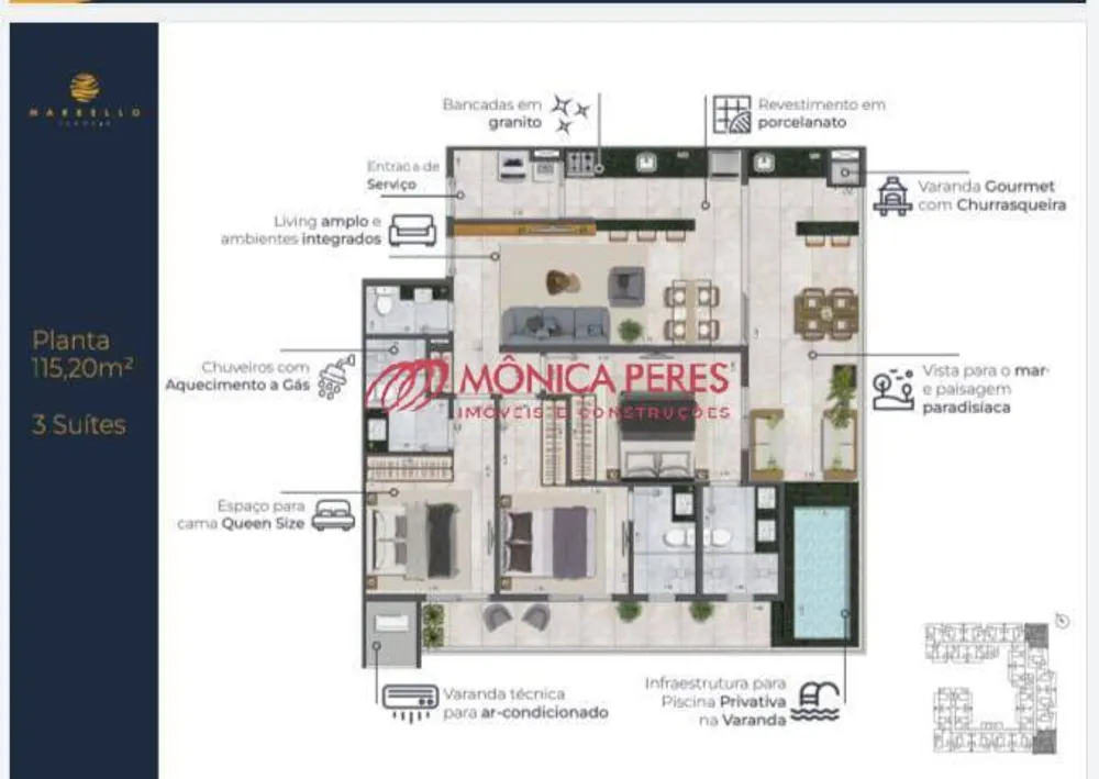 Apartamento, 2 quartos, 70 m² - Foto 7