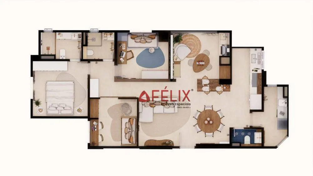 Apartamento, 3 quartos, 110 m² - Foto 2