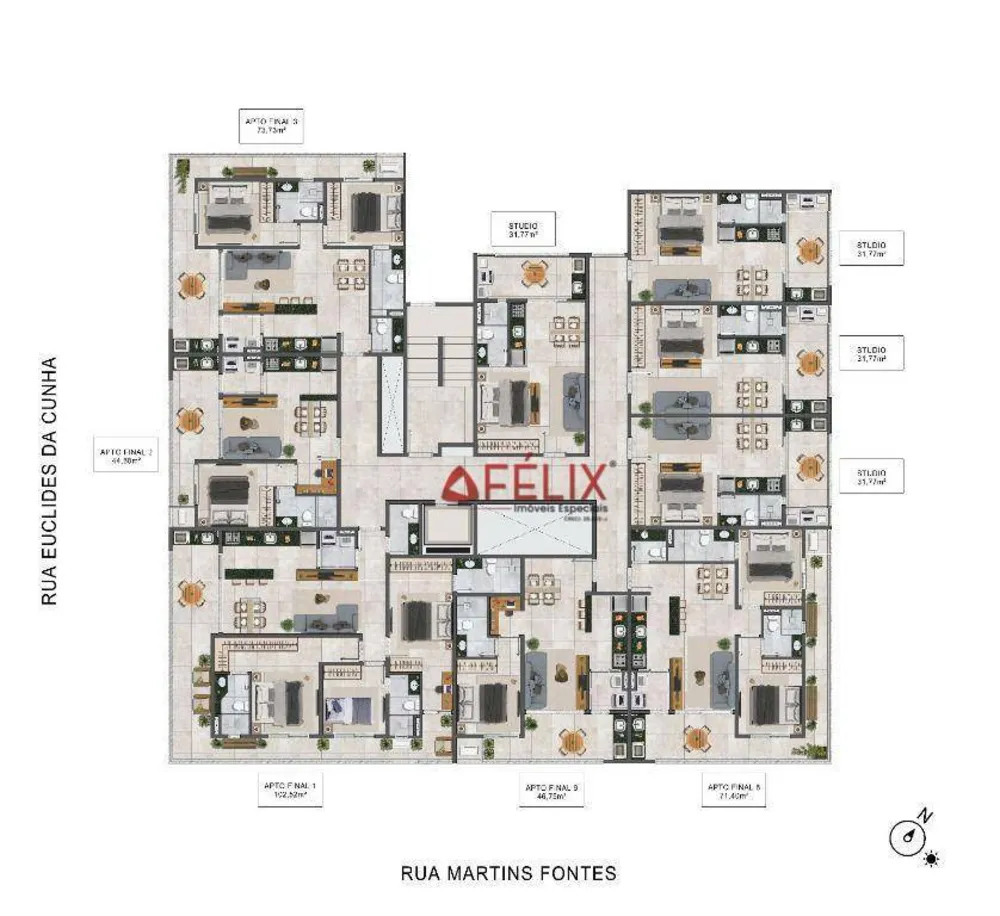 Apartamento, 1 quarto, 44 m² - Foto 16