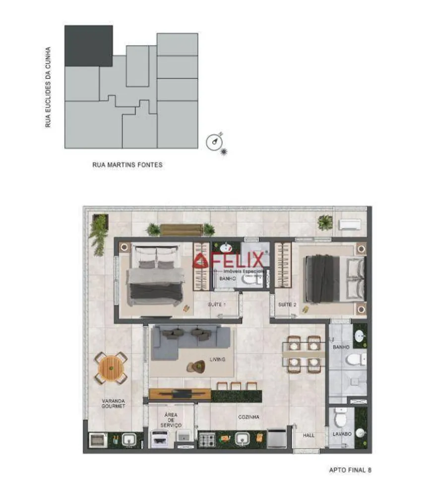 Apartamento, 1 quarto, 44 m² - Foto 11