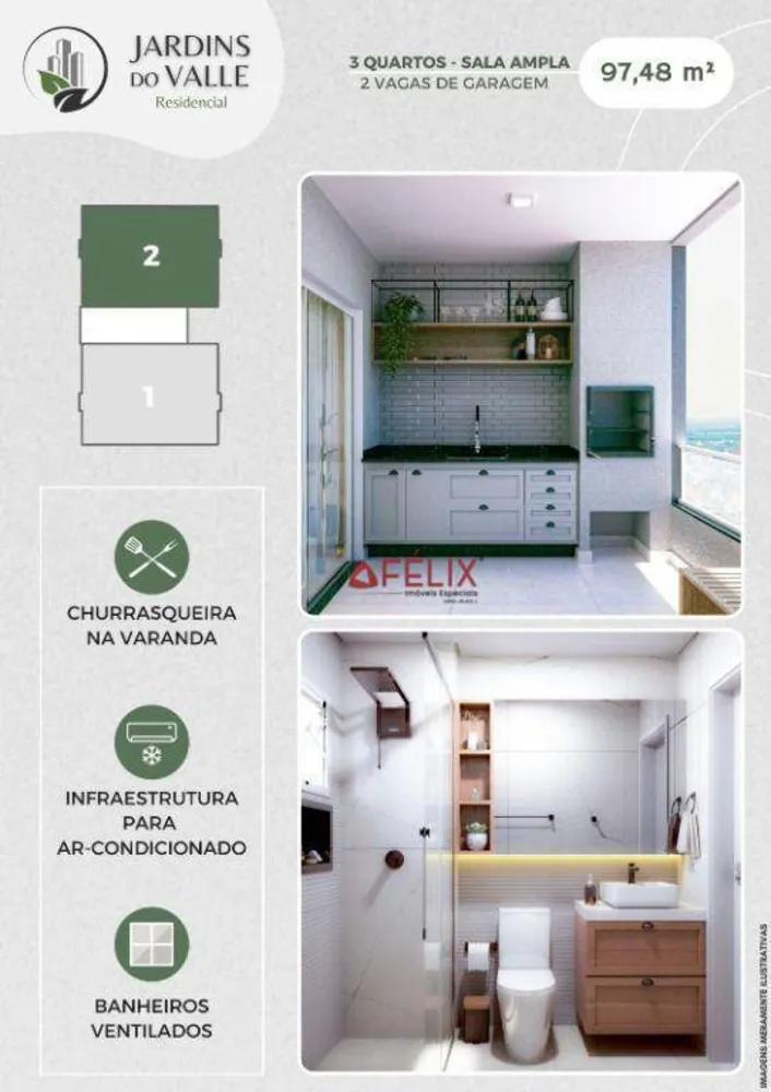 Apartamento, 2 quartos, 97 m² - Foto 11