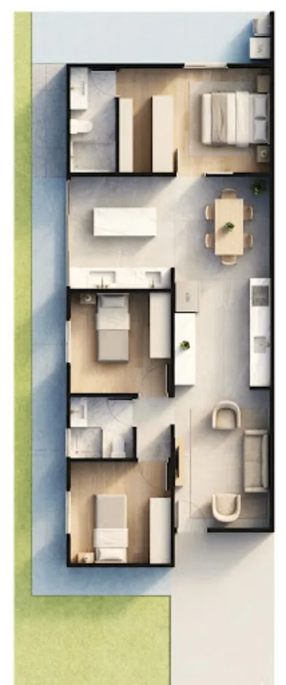 Casa de Condomínio, 3 quartos - Foto 3