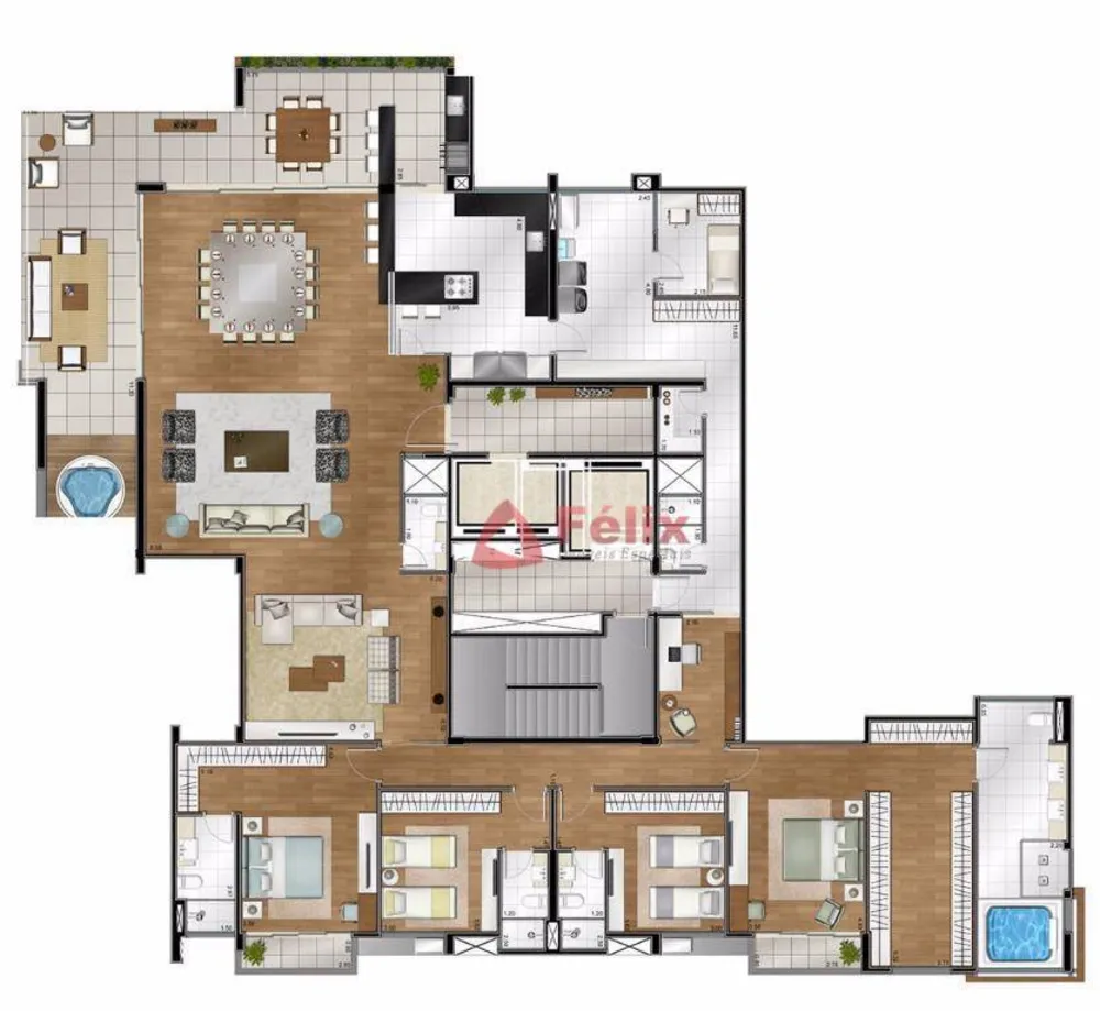 Apartamento, 4 quartos, 360 m² - Foto 2
