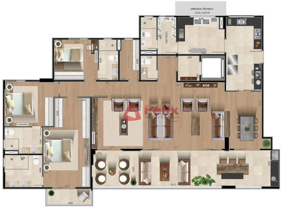 Apartamento, 4 quartos, 211 m² - Foto 11