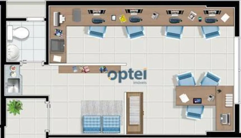 Sala-Conjunto, 28 m² - Foto 4