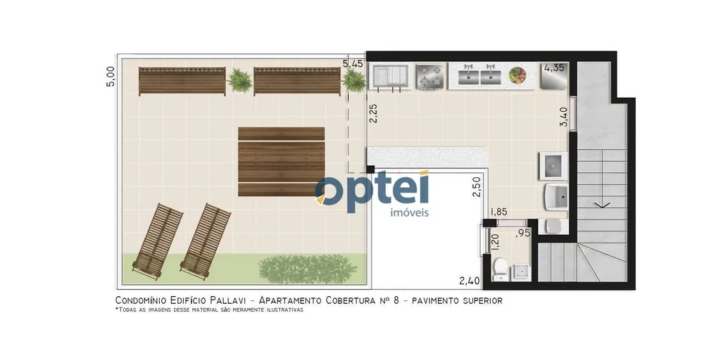 Cobertura, 2 quartos, 97 m² - Foto 3