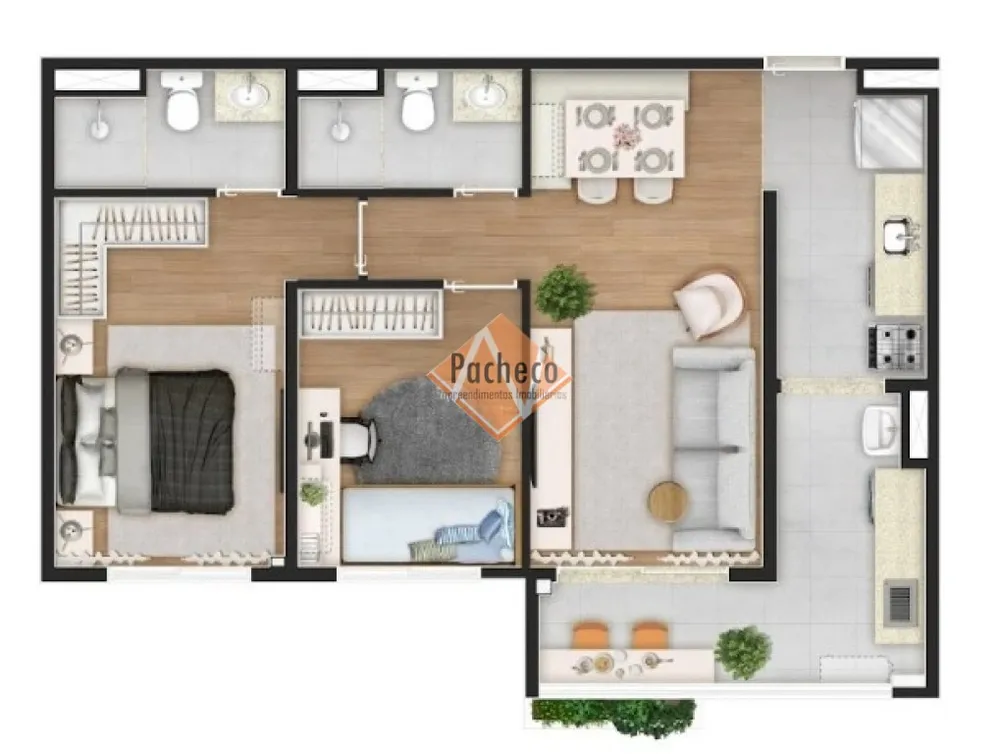 Apartamento, 2 quartos, 60 m² - Foto 12