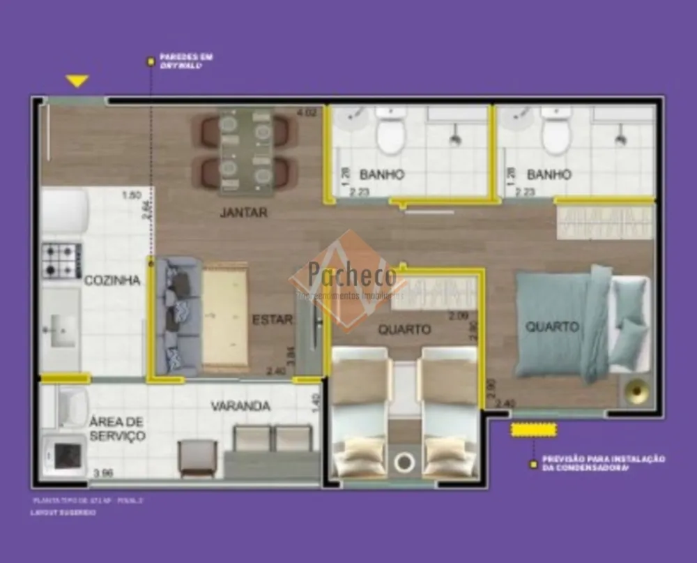 Apartamento, 2 quartos, 47 m² - Foto 5