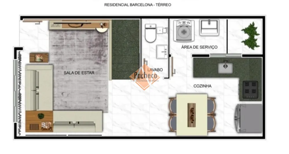 Casa de Condomínio, 2 quartos - Foto 3