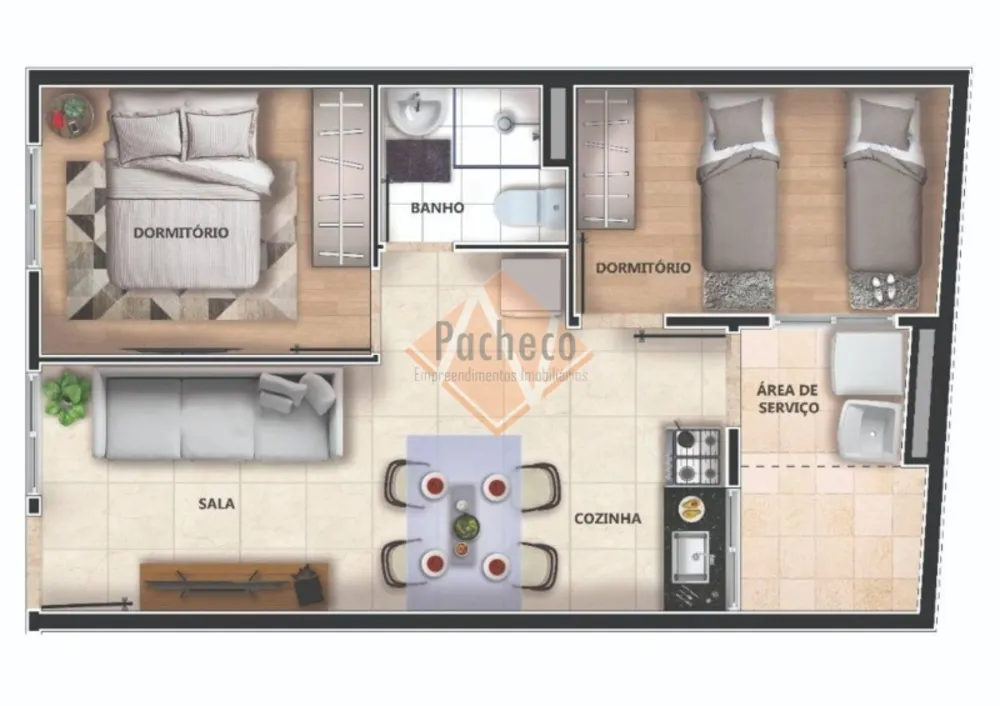 Apartamento, 2 quartos, 31 m² - Foto 14