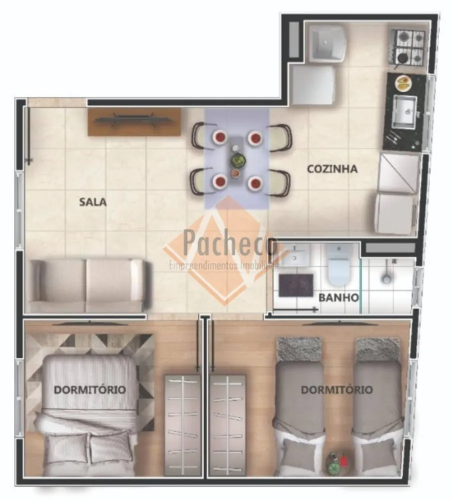 Apartamento, 2 quartos, 31 m² - Foto 11