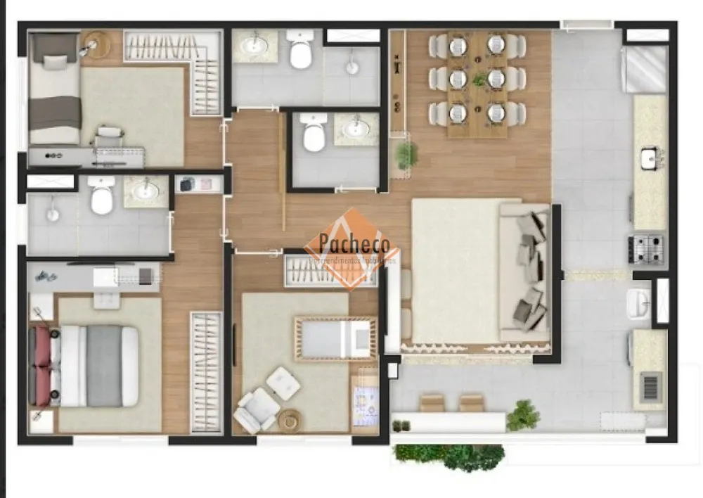 Apartamento, 3 quartos, 75 m² - Foto 12