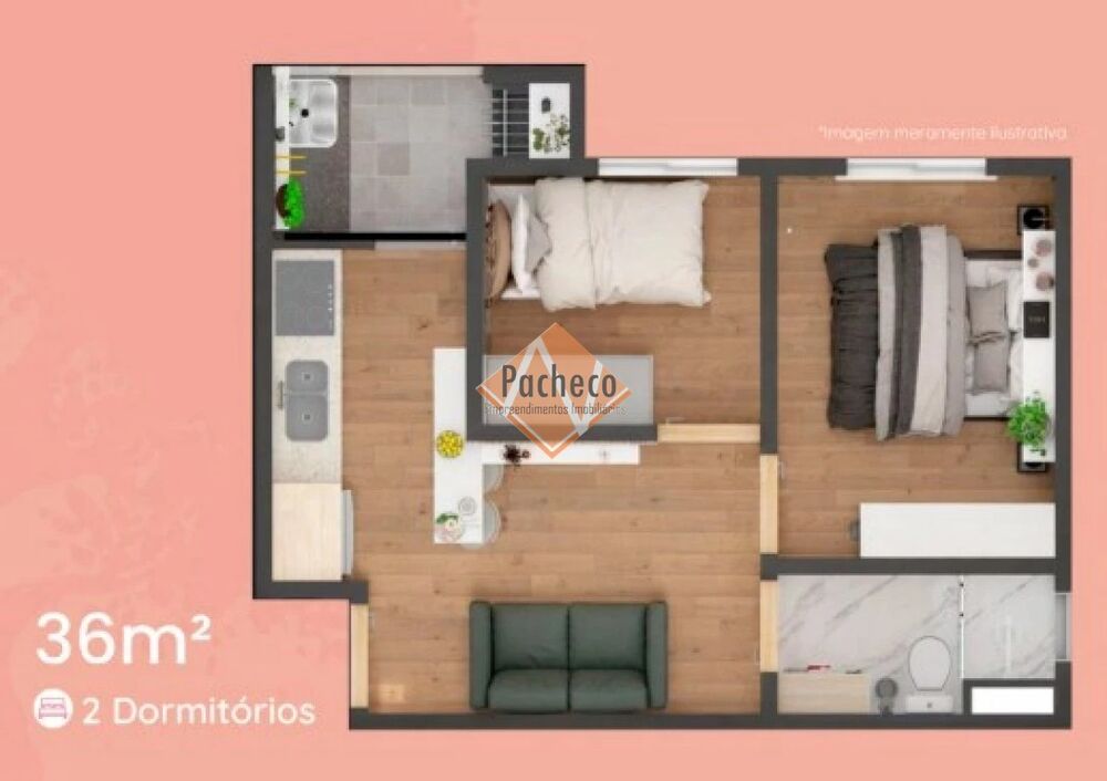 Apartamento, 1 quarto, 24 m² - Foto 20