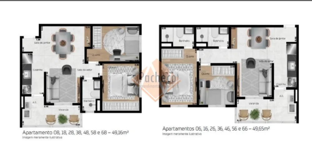 Apartamento, 2 quartos, 49 m² - Foto 9