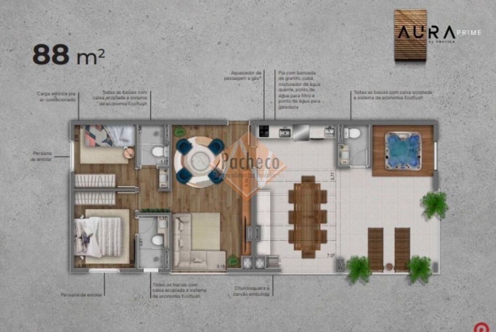 Apartamento, 2 quartos, 44 m² - Foto 1