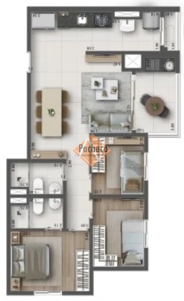 Apartamento, 3 quartos, 65 m² - Foto 12