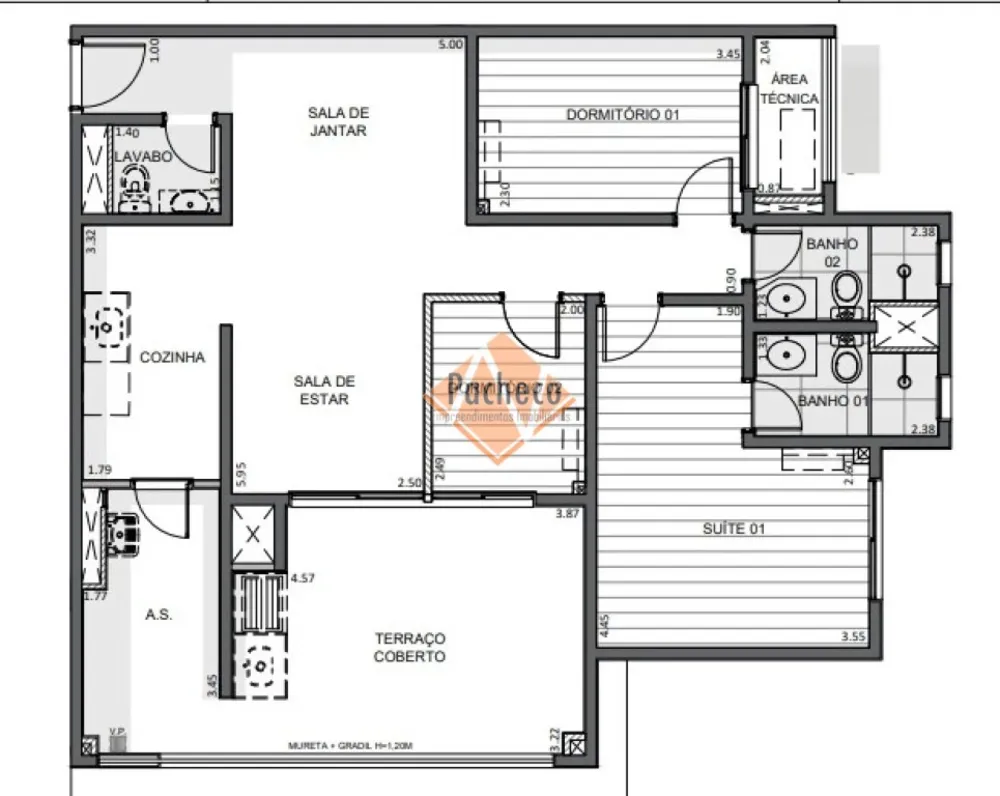 Apartamento, 3 quartos, 95 m² - Foto 2
