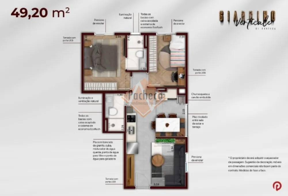 Apartamento, 2 quartos, 51 m² - Foto 13