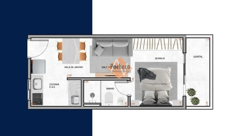 Apartamento, 1 quarto, 30 m² - Foto 5