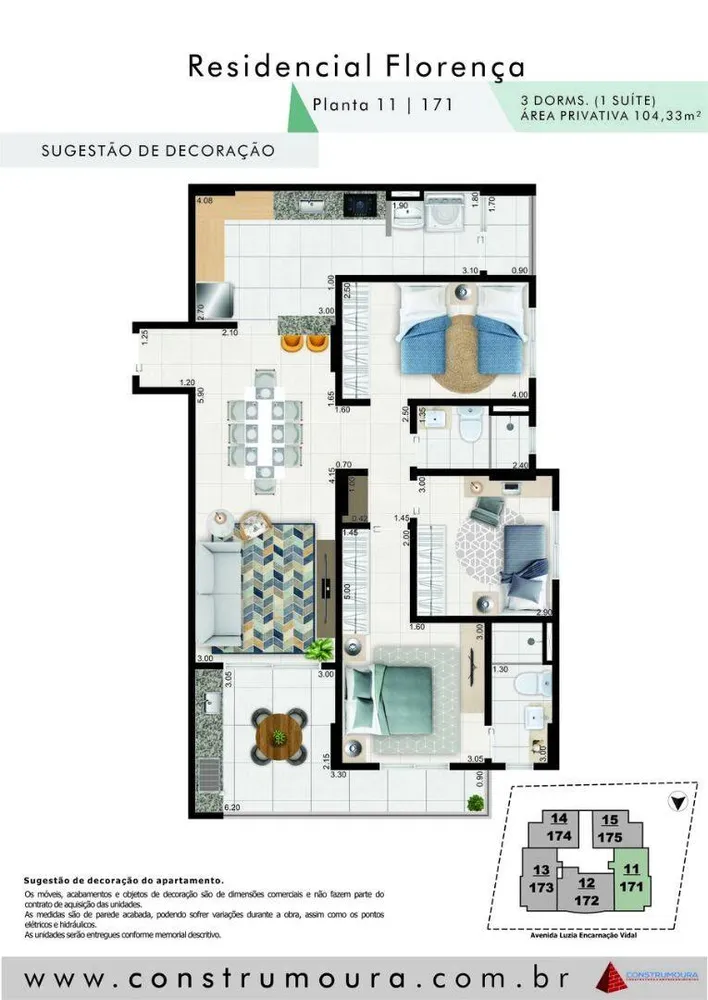 Apartamento, 3 quartos, 104 m² - Foto 6