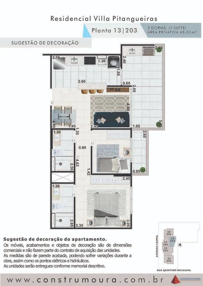 Apartamento, 2 quartos, 68 m² - Foto 6