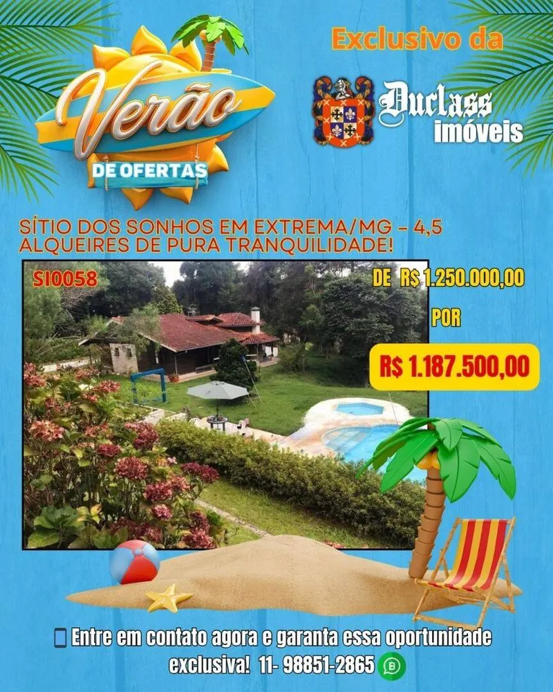 Sítio, 7 quartos, 11 hectares - Foto 1