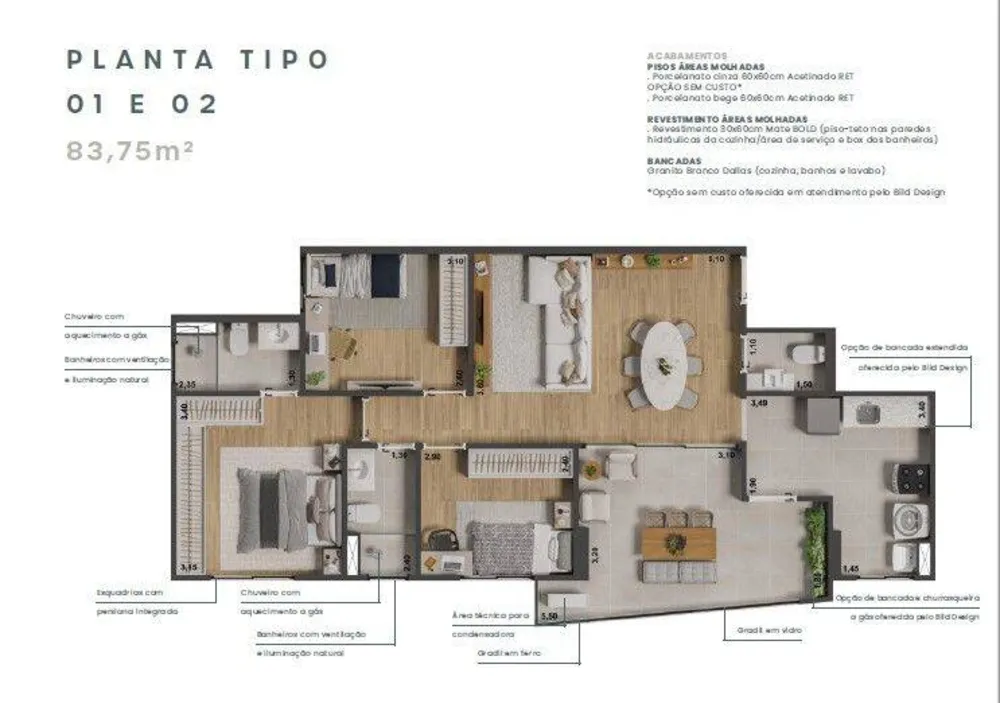 Apartamento, 2 quartos, 83 m² - Foto 9