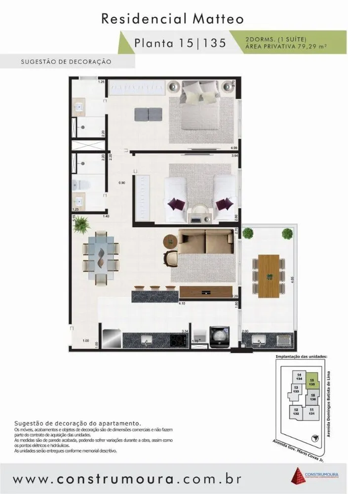 Apartamento, 2 quartos, 79 m² - Foto 6