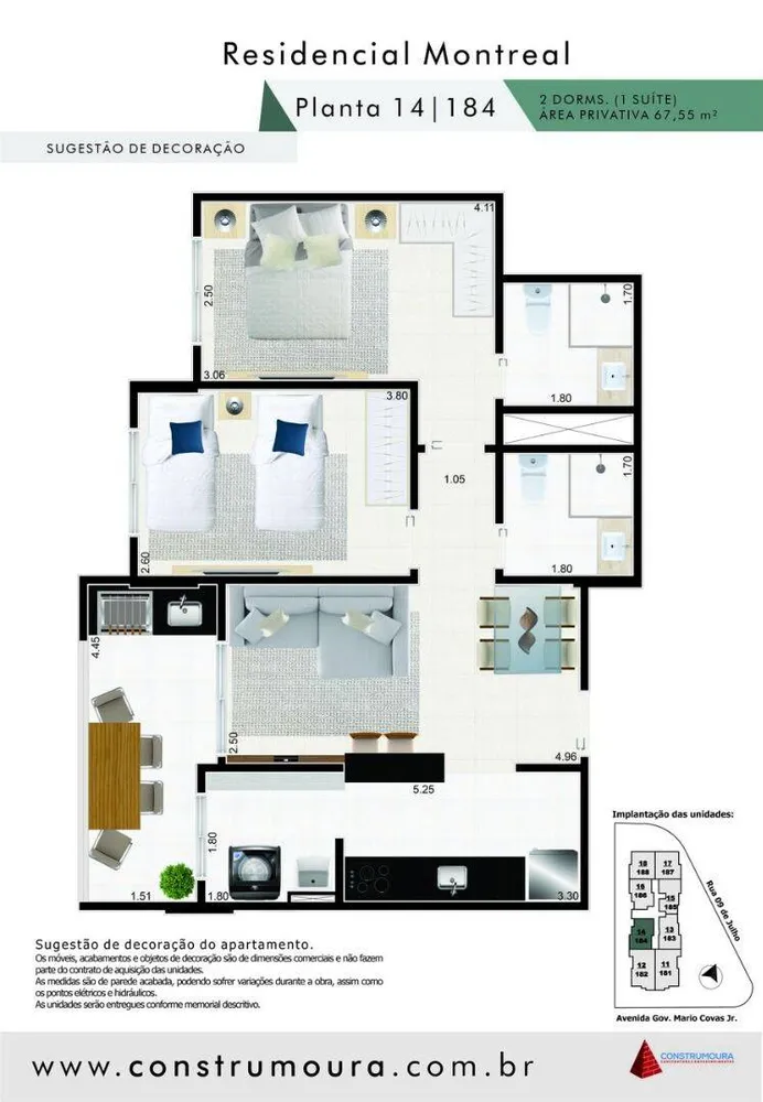 Apartamento, 2 quartos, 67 m² - Foto 10