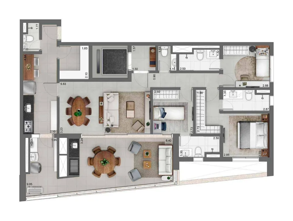 Apartamento, 3 quartos, 131 m² - Foto 16