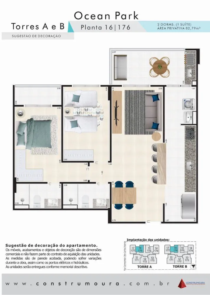 Apartamento, 2 quartos, 82 m² - Foto 2