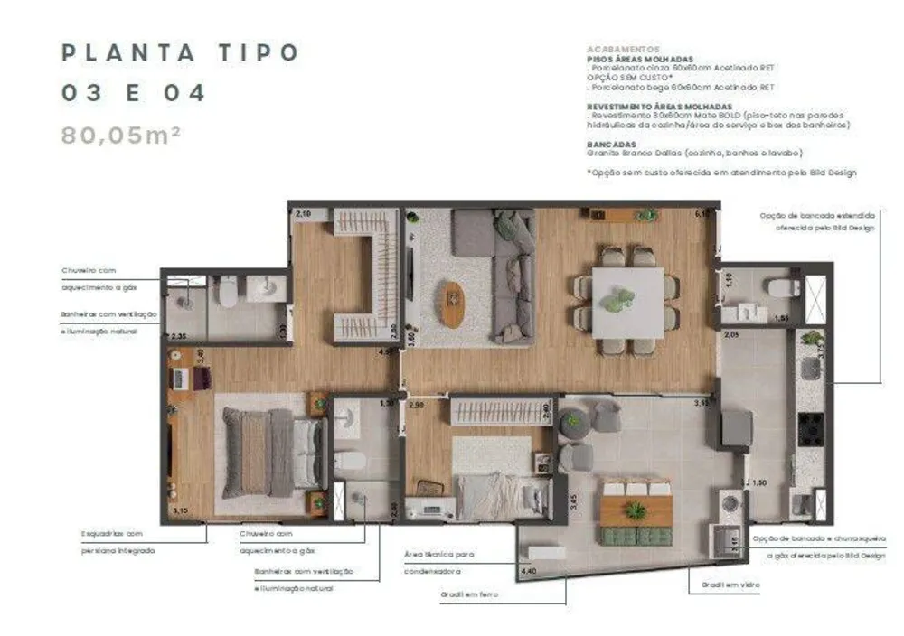 Apartamento, 2 quartos, 80 m² - Foto 4