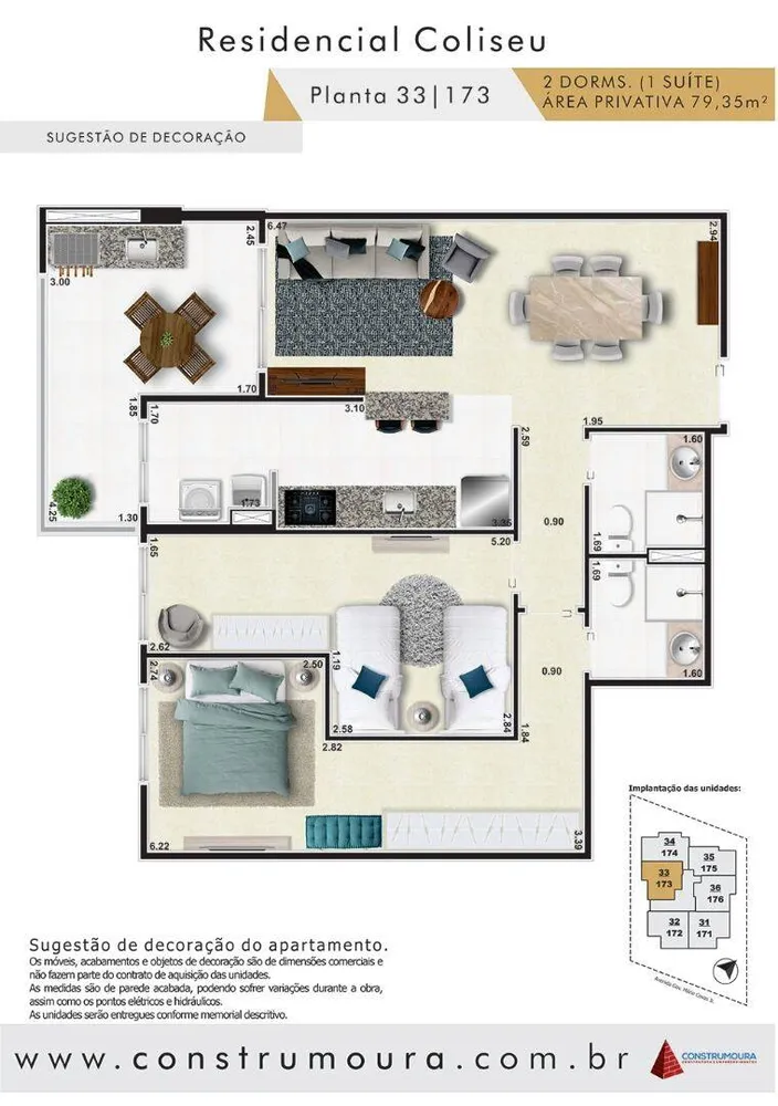 Apartamento, 2 quartos, 79 m² - Foto 12