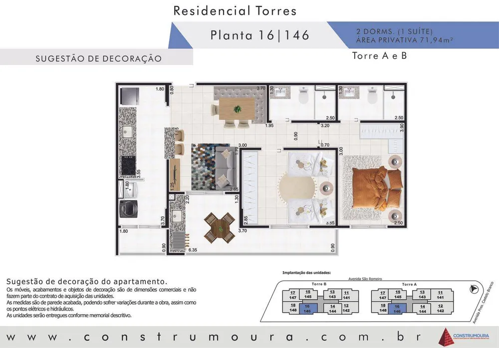 Apartamento, 2 quartos, 71 m² - Foto 12
