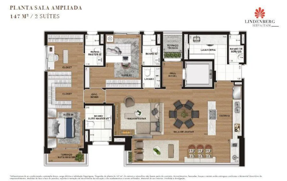 Apartamento, 3 quartos, 147 m² - Foto 4