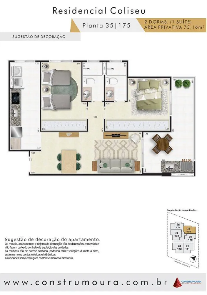 Apartamento, 2 quartos, 73 m² - Foto 4