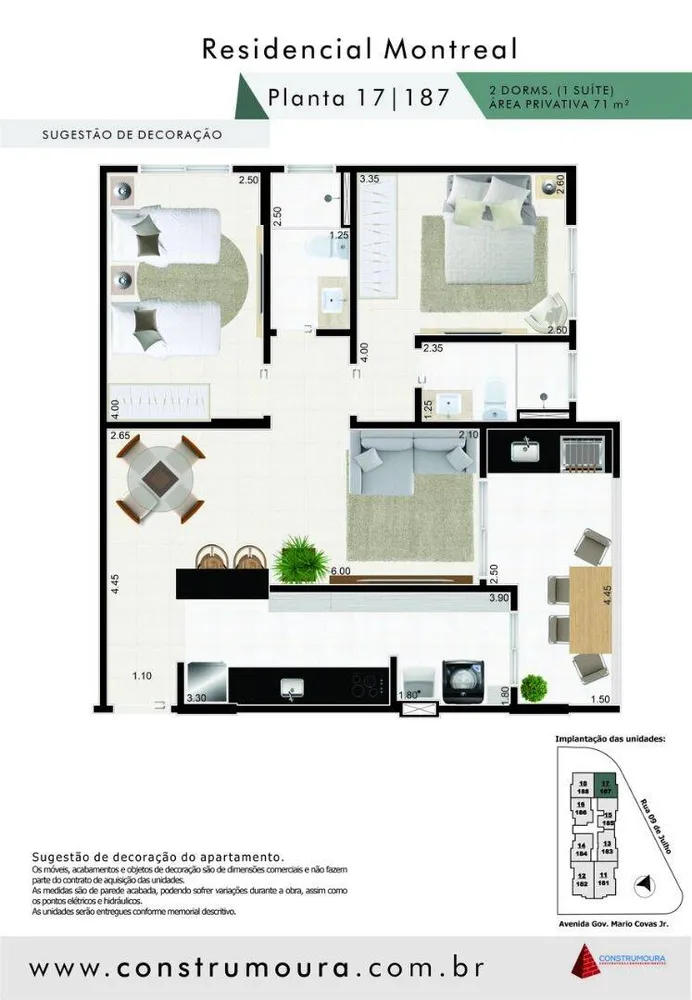 Apartamento, 2 quartos, 71 m² - Foto 9