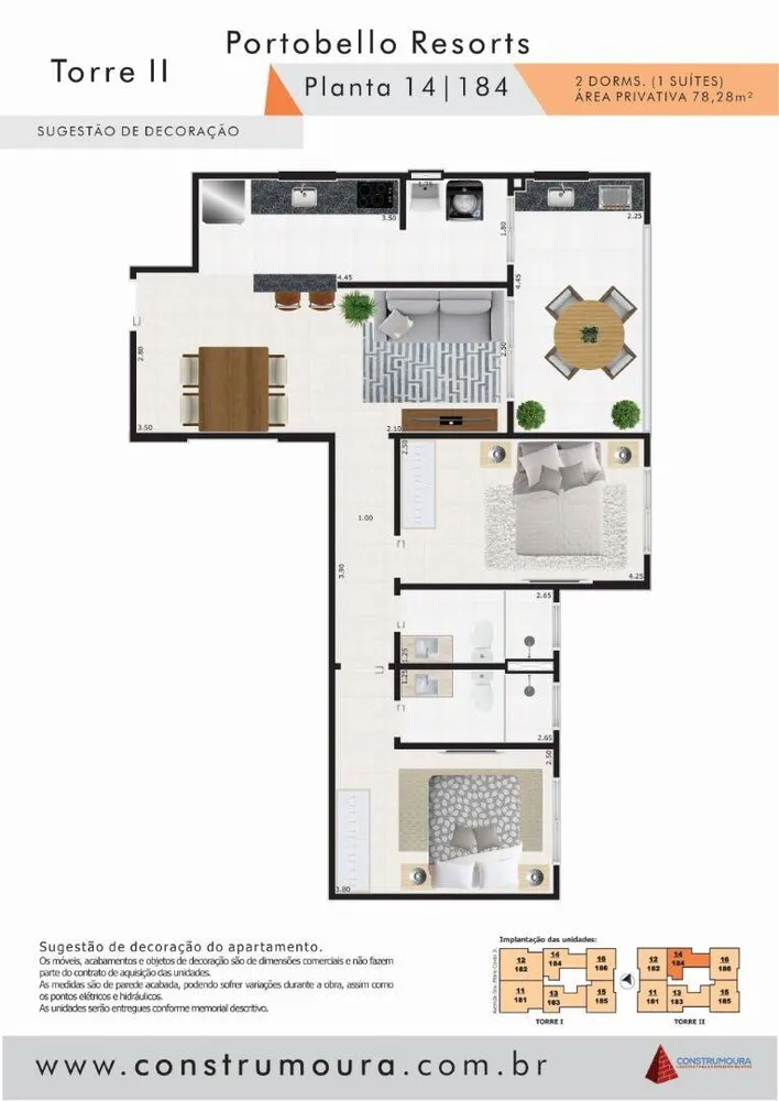 Apartamento, 2 quartos, 78 m² - Foto 12