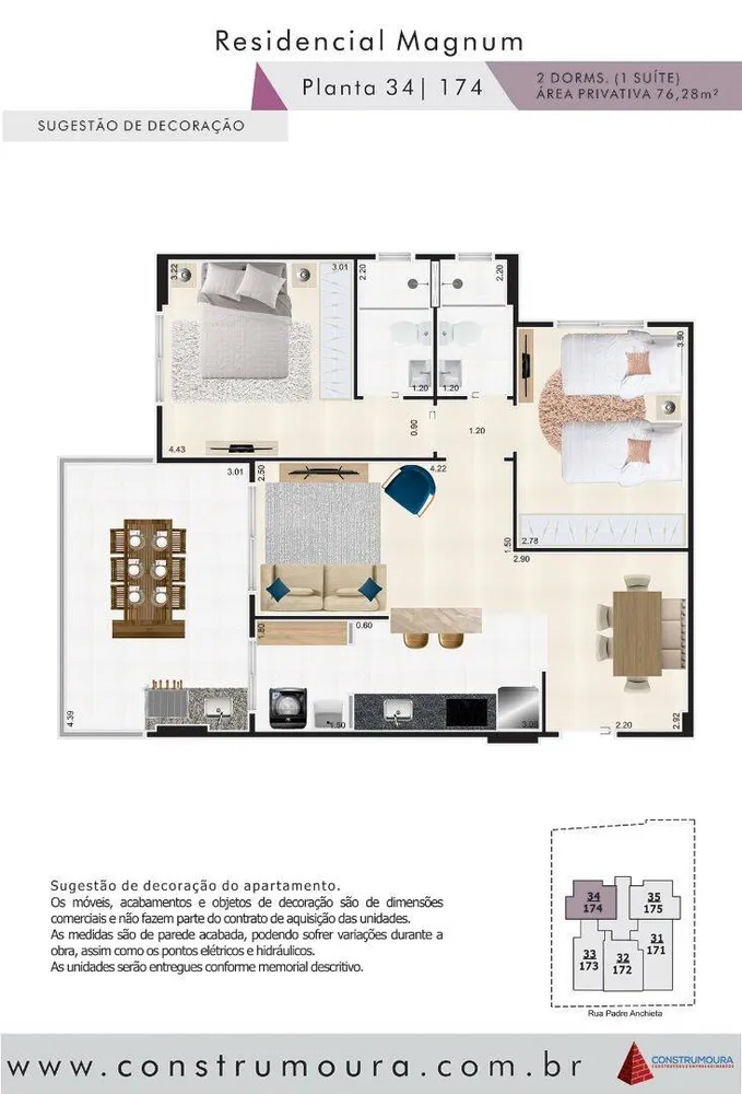 Apartamento, 2 quartos, 76 m² - Foto 15