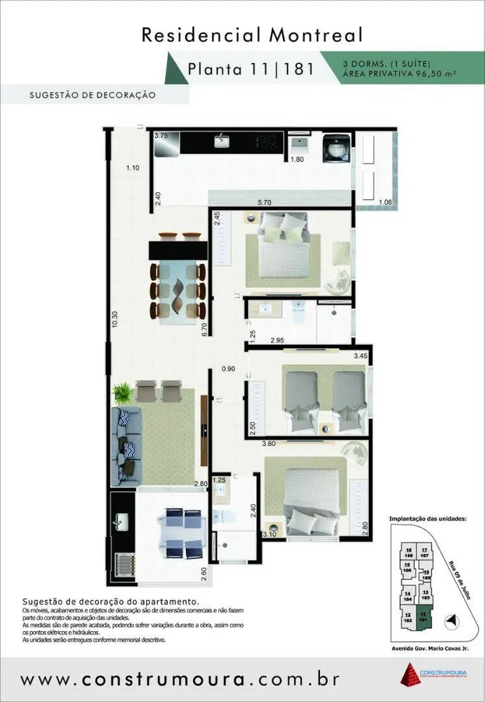 Apartamento, 3 quartos, 96 m² - Foto 4