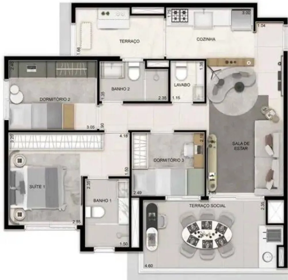 Apartamento, 3 quartos, 79 m² - Foto 12