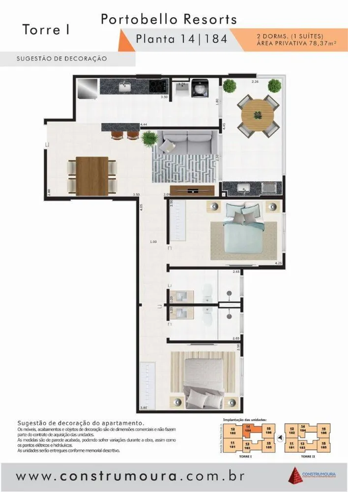 Apartamento, 2 quartos, 78 m² - Foto 11