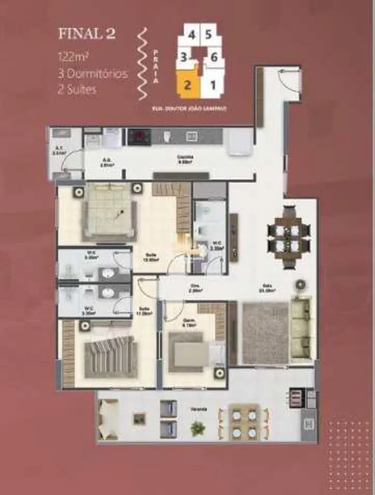 Apartamento, 2 quartos, 76 m² - Foto 6